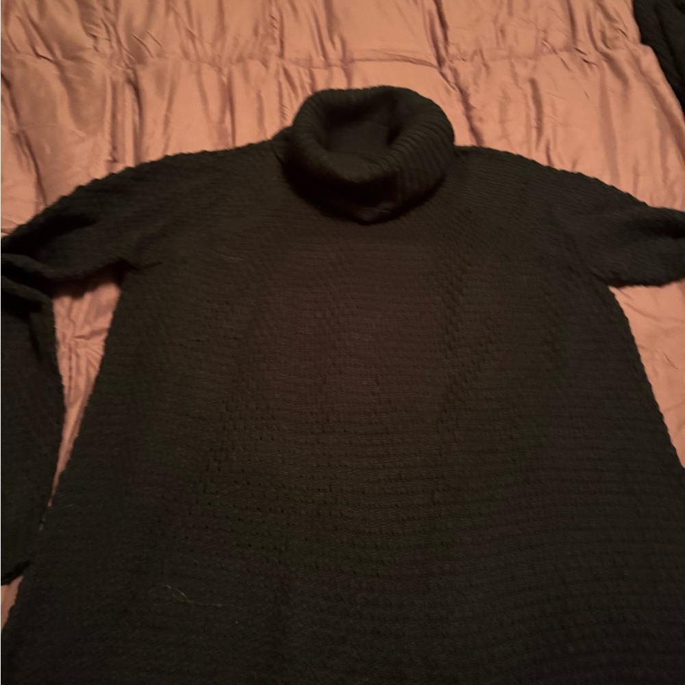 Cozy Black Turtleneck Sweater